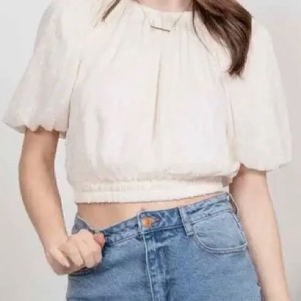 NEW By The River Cream Blouse